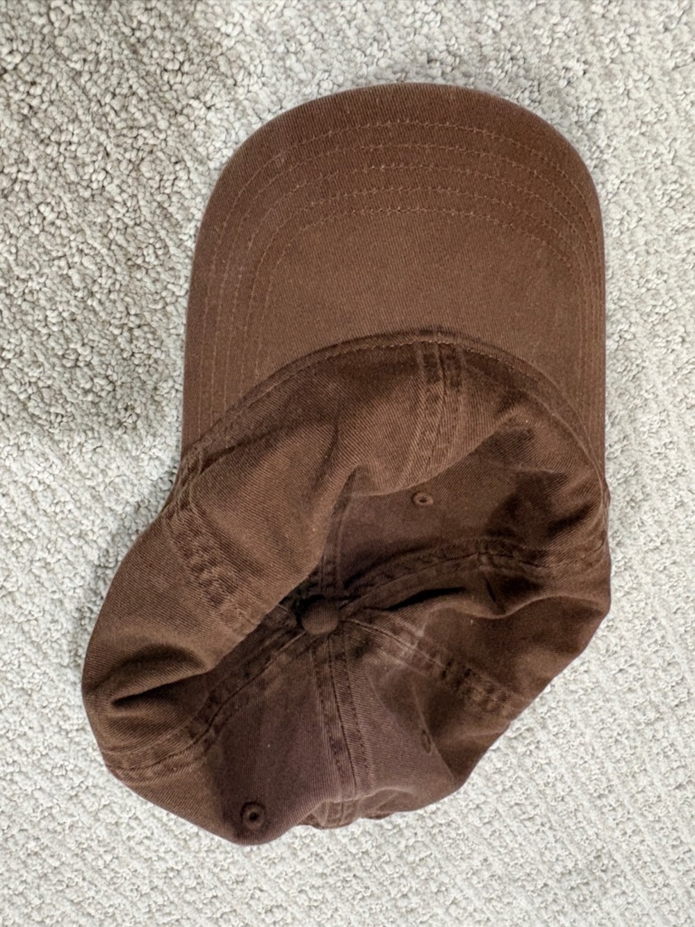 Madewell Brown Cotton Baseball Cap
